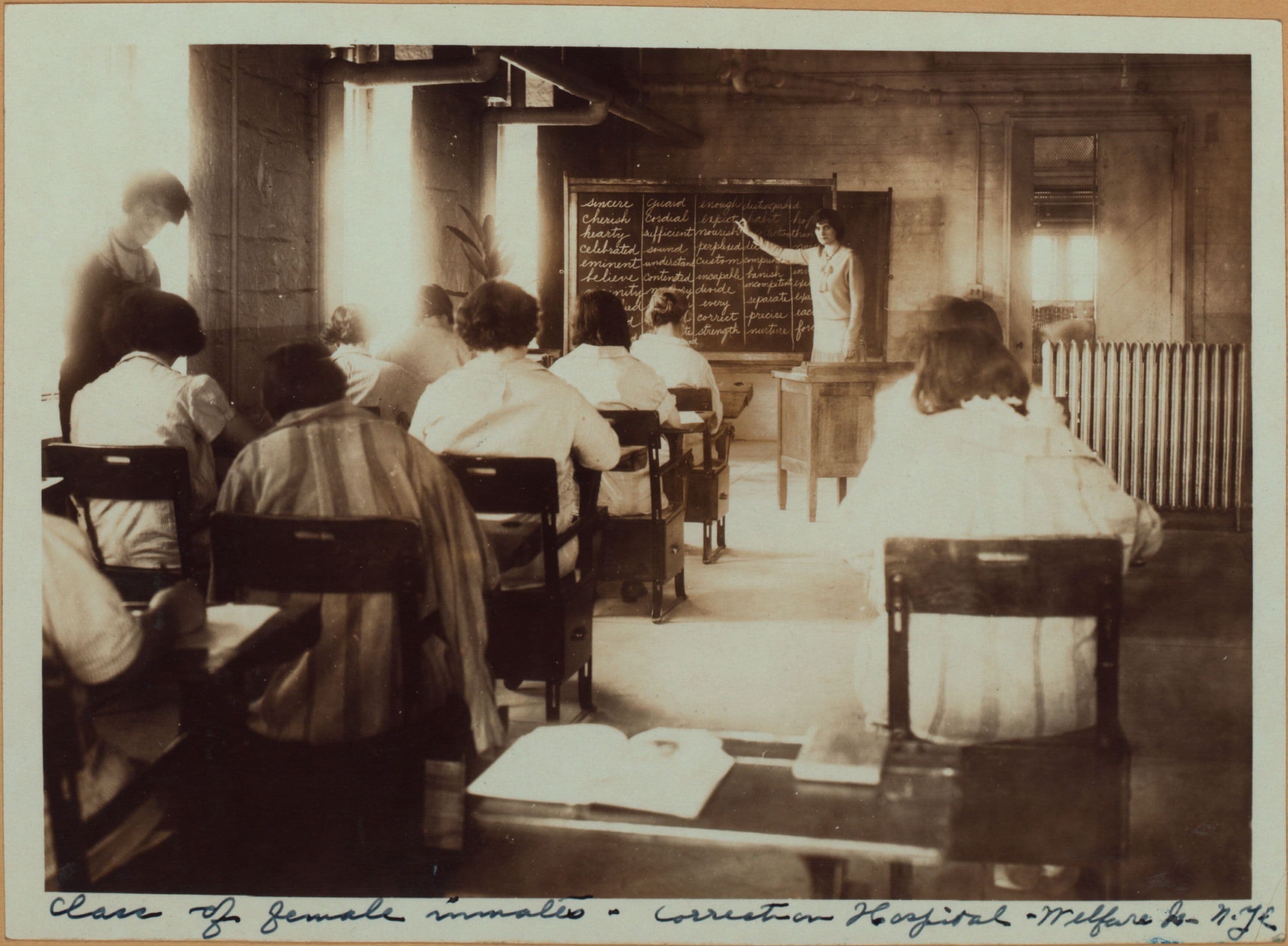Manhattan: Welfare Island - Correction hospital - Cells of female inmates.