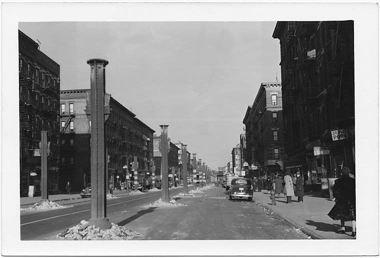 8th Avenue at 148th Street, to North, Manhattan, 1941-01-08