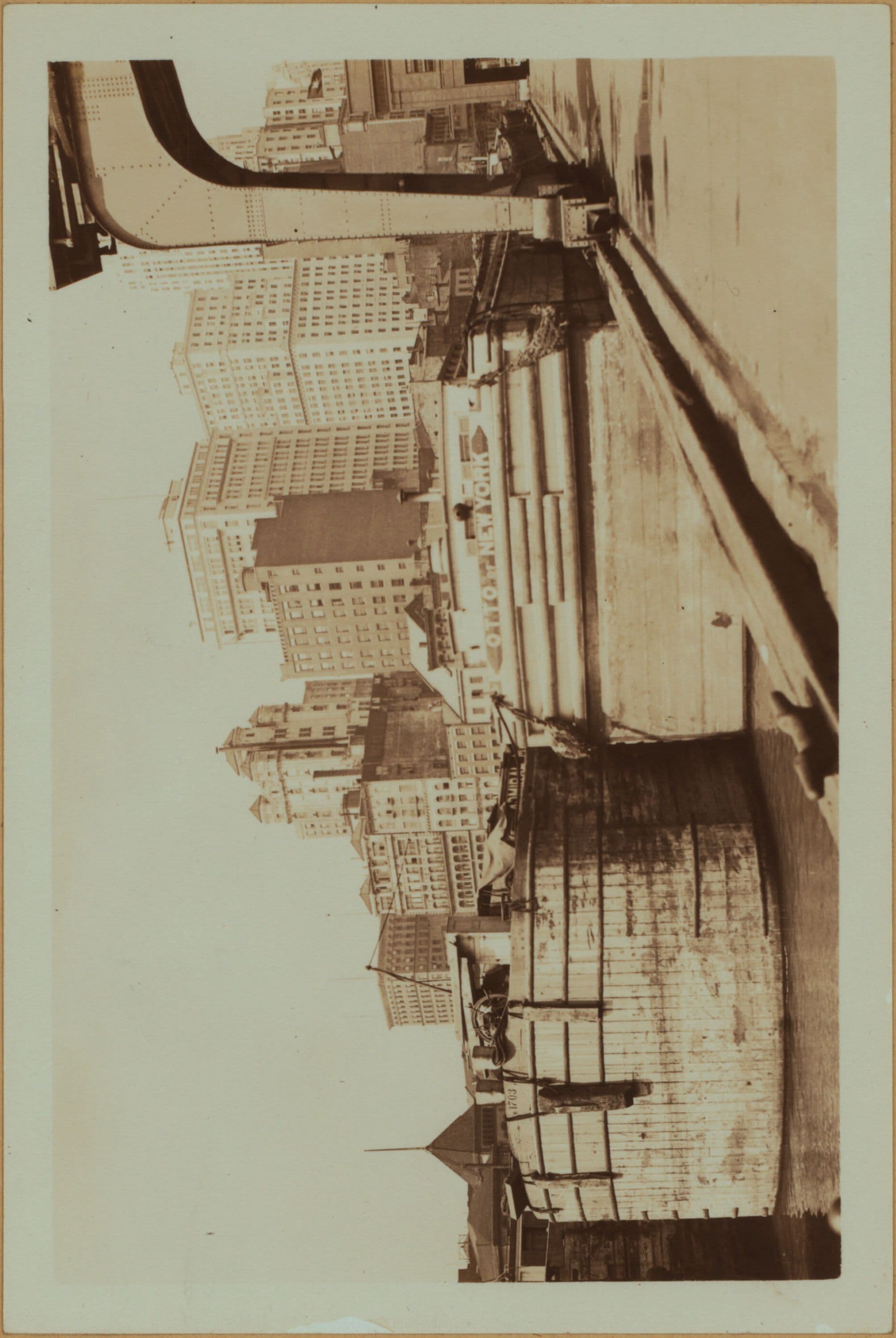 East River - River scenes - Pier 6 - [New York State Barge Canal Terminal.]