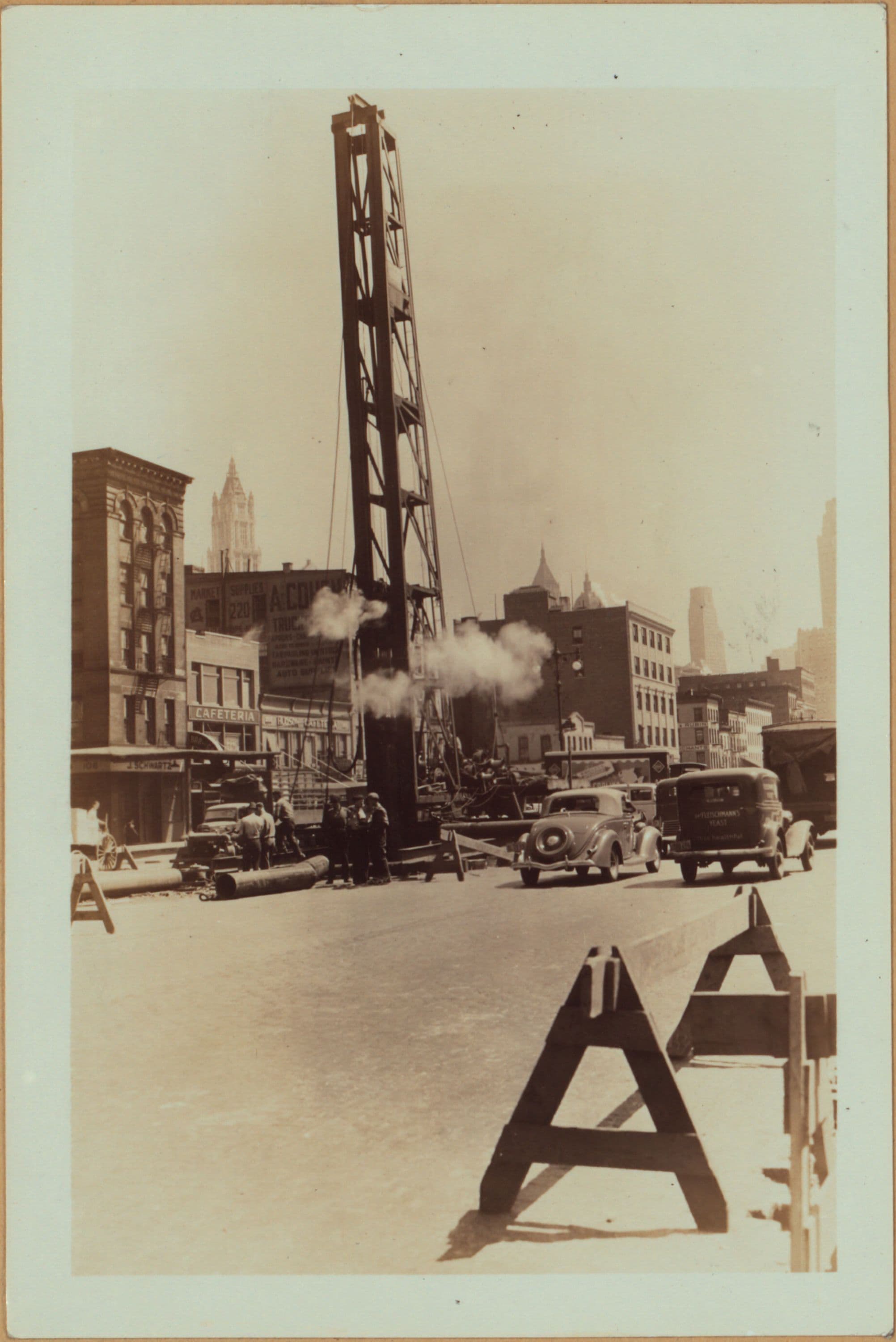 Manhattan: West Street - North Moore Street, 1937