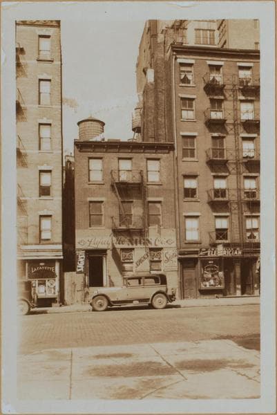 Manhattan: Lafayette Street - Spring Street, 1934