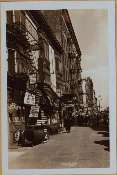 Manhattan: Kenmare Street - Cleveland Place, 1935