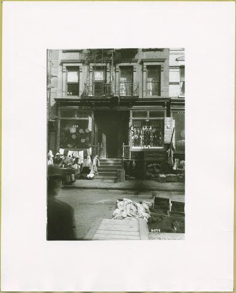 M. Fireman Cloth Hats and Caps, Rivington St., 1916