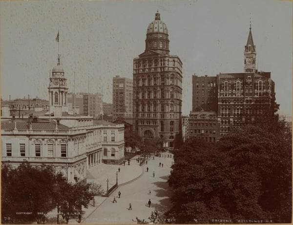 Manhattan: Broadway - Park Row, 1895