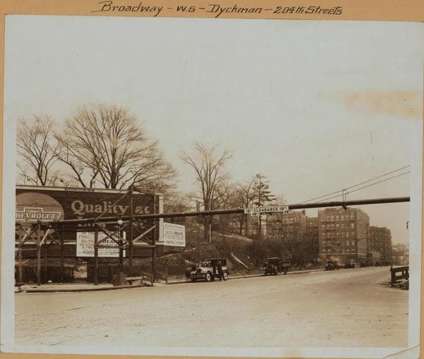 Manhattan: Broadway - Dyckman Street, 1926