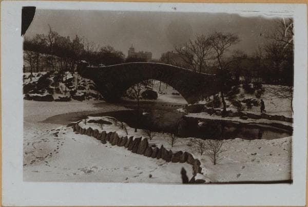 Manhattan: Central Park - The Pond., 1930–1938