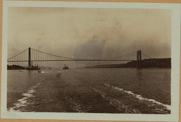 Bridges - George Washington Bridge (North)., 1934
