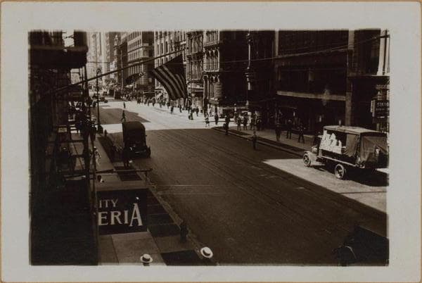 Manhattan: Broadway - Worth Street, 1935