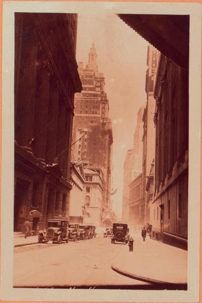 Manhattan: Wall Street - New Street, 1929