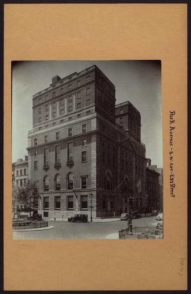 Manhattan: Park Avenue - 37th Street (East), 1936