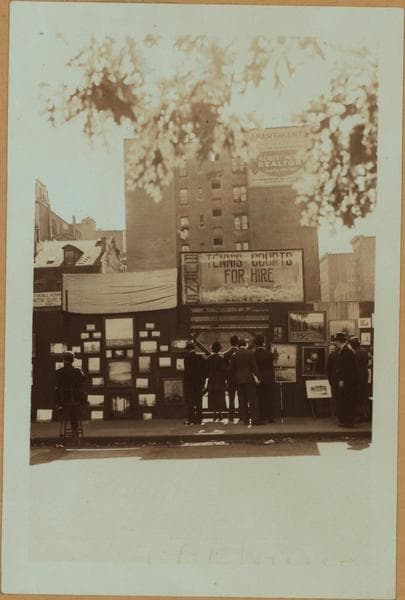 Artists and poets - Greenwich Village., 1936