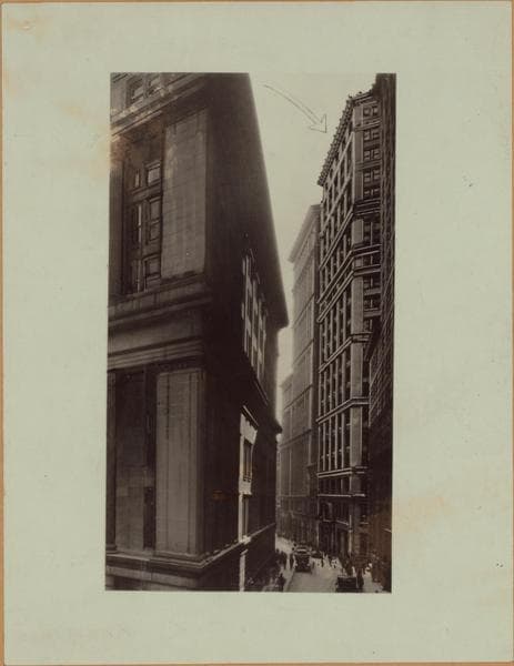 Manhattan: William Street - Wall Street, 1915
