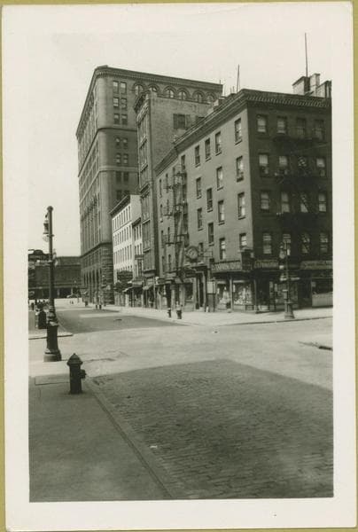 Liberty Street - Greenwich Street, northwest corner, 1941-05-04