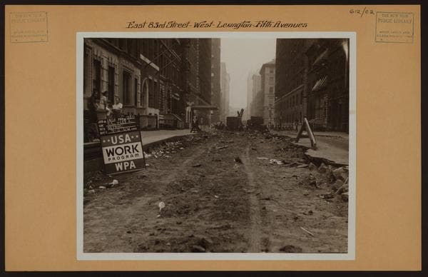 Manhattan: 83rd Street (East) - Lexington Avenue, 1936