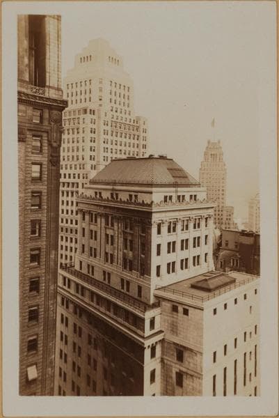 Manhattan: Broad Street - Wall Street, 1933