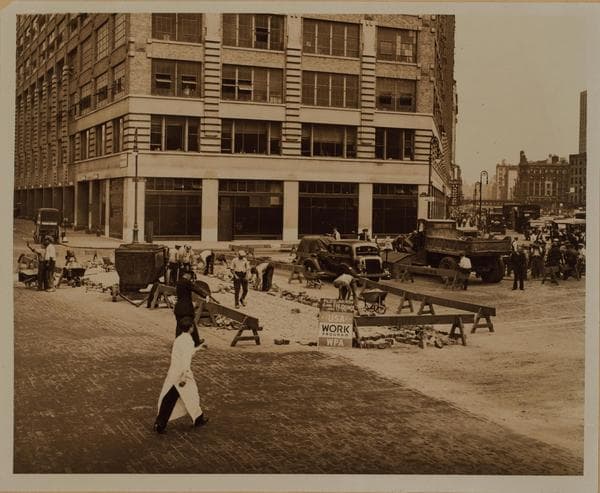 Manhattan: Hudson Street - Watts Street, 1936