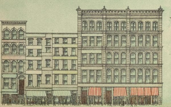 Broadway, West Side. Thomas to Franklin St., 1899