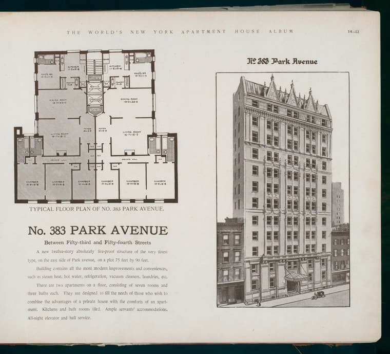 No. 383 Park Avenue. Between Fifty-third and Fifty-fourth Streets., 1910-03