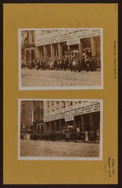 Manhattan: Broadway - Pearl Street, 1912