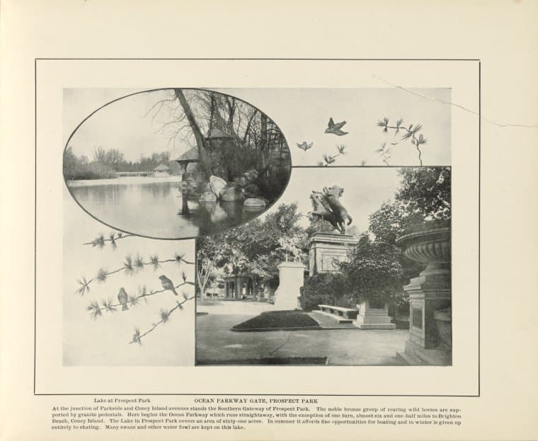 Ocean Parkway Gate, Prospect Park, 1905