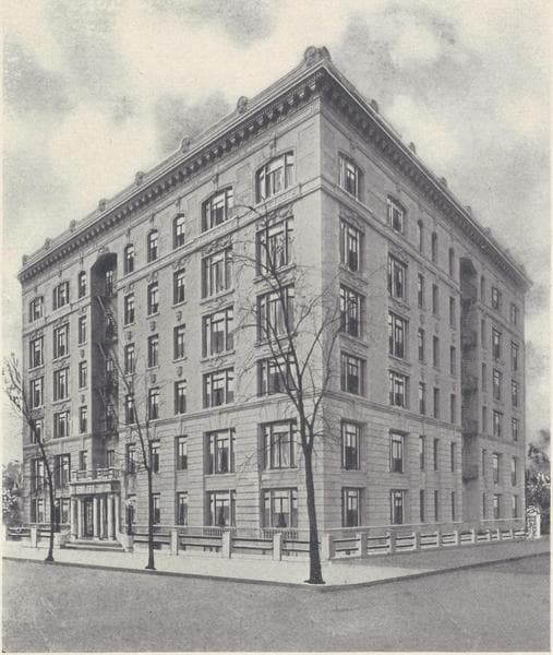 Hudson Arms, southwest corner Ft. Washington Avenue and 179th Street., 1909