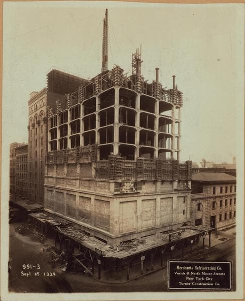 Manhattan: Varick Street - North Moore Street, 1925