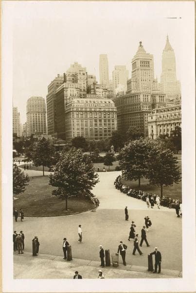 Manhattan: Battery Park Sea Wall., 1935–1937