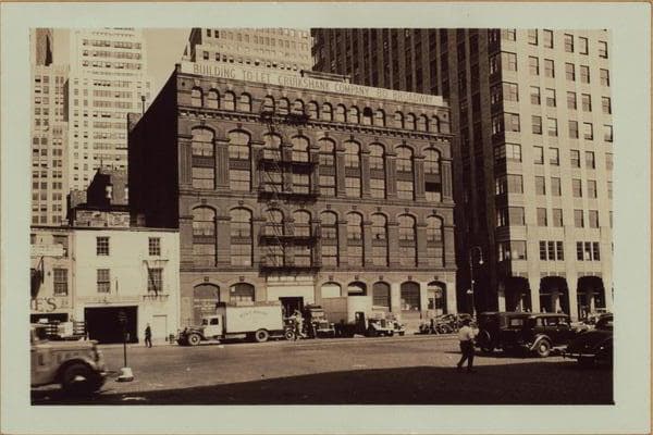 Manhattan: West Street - Morris Street, 1937