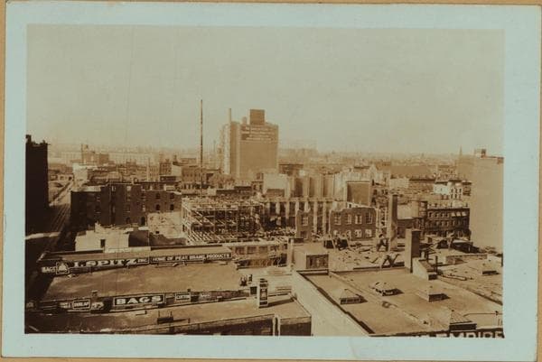 General View - Brooklyn - Williamsburg Bridge - betw. Kent Avenue - Wythe Street., 1937