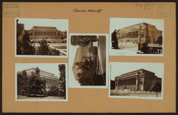 Colleges and Universities - Columbia University., 1936