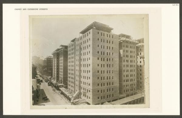 Cherry Street - Catherine Street looking east, 1934-05-18