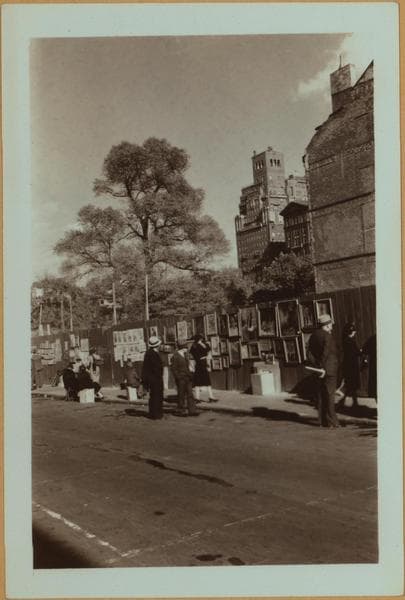 Artists and poets - Greenwich Village., 1939