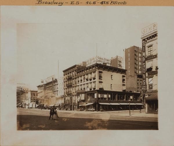 Manhattan: Broadway - 46th Street, 1909