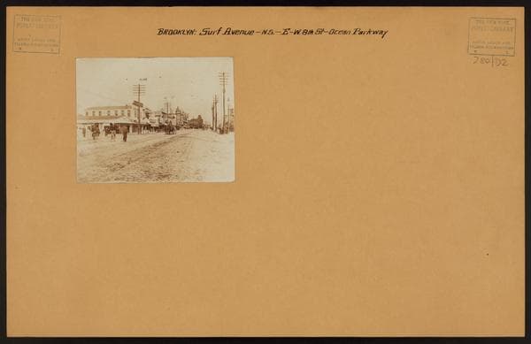 Brooklyn: Surf Avenue - 8th Street (West), 1898