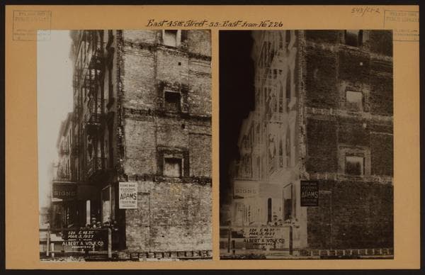 Manhattan: 45th Street (East) - 2nd Avenue, 1927