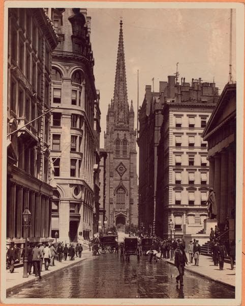Manhattan: Wall Street - Broad Street, 1894