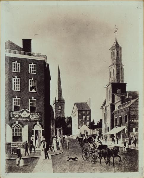 Manhattan: Wall Street - Broad Street, 1825