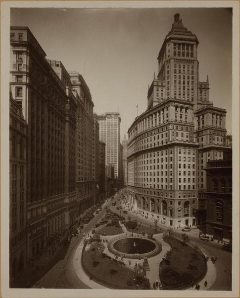 Manhattan: Broadway - Battery Place, 1926