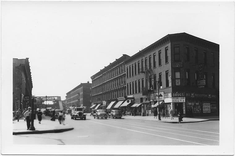 Fulton Street at Bedford Avenue and Franklin Street, to , Brooklyn, 1942-05-14