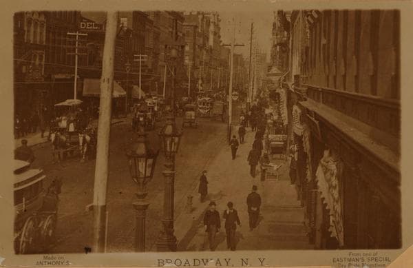 Manhattan: Broadway - Houston Street, 1883