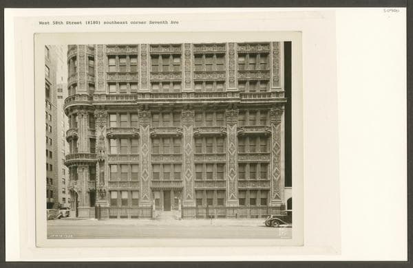 58th Street (West) #180 - Seventh Avenue, southeast corner, 1938-01-18