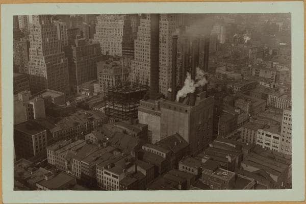 General view - Wall Street - Northwest, 1930