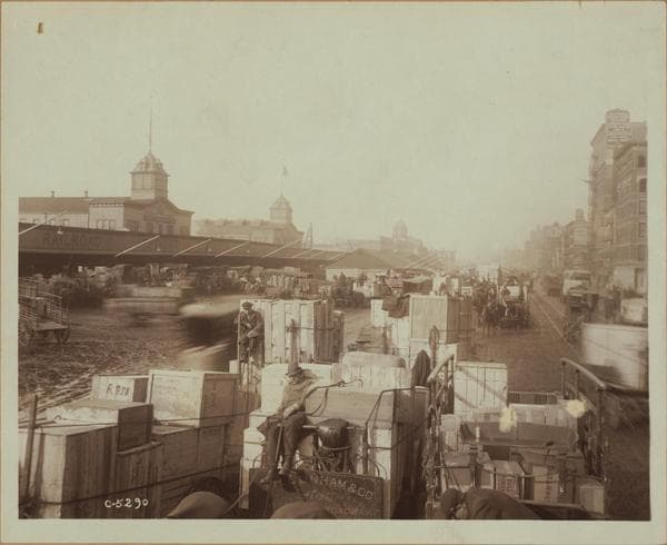 Manhattan: West Street - Hubert Street, 1919