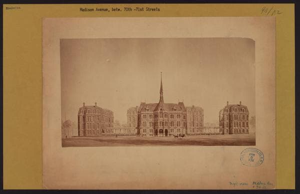 Manhattan: Madison Avenue - 70th Street, 1869