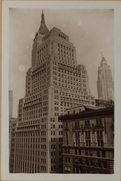 Manhattan: Broad Street - Exchange Place, 1931