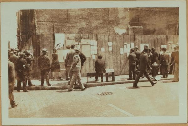 Artists and poets - Greenwich Village., 1933