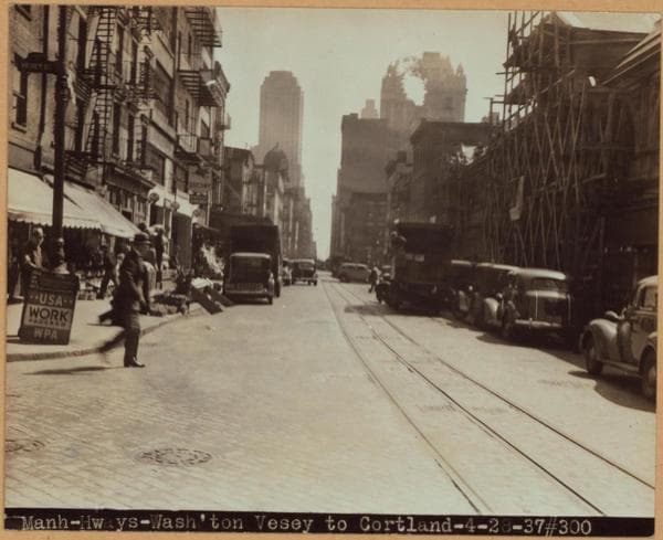 Manhattan: Washington Street - Vesey Street, 1932–1937