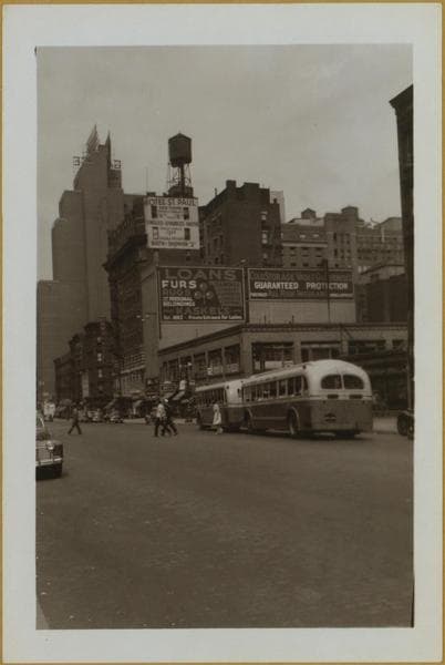 Manhattan: Columbus Avenue - 59th Street, 1942