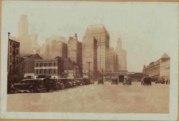 Manhattan: West Street - Dey Street, 1933