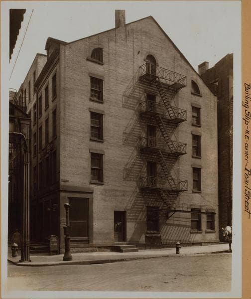 Manhattan: Burling Slip - Pearl Street, 1928